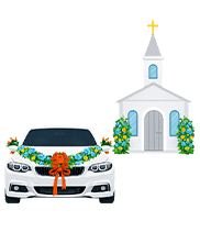 Cvjećarna Luca auta crkva